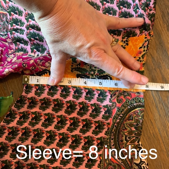 Sari Silk Wrap Top, NWT, One Size Fits Most S-L, Handmade in India - Picture 4 of 7